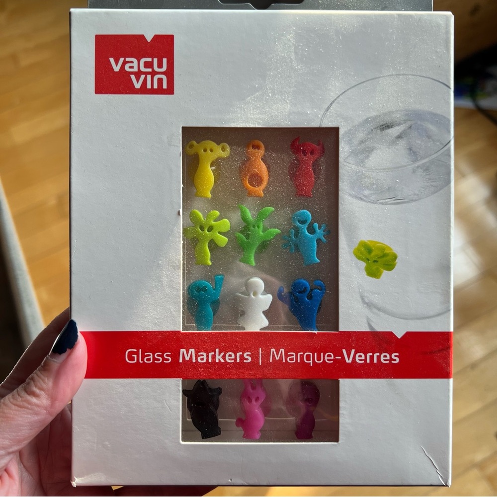 Fun Wine Glass Markers Set